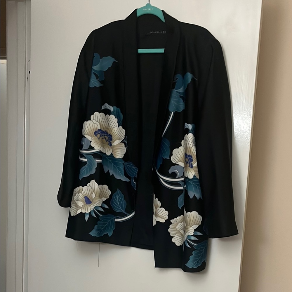 Floral Black Jacket